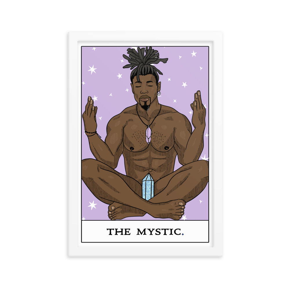 'The Mystic' Tarot Framed poster