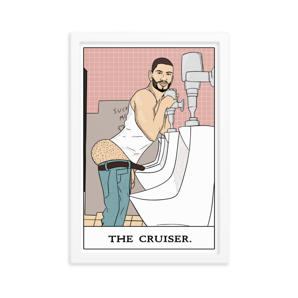 'The Cruiser' Tarot Framed poster