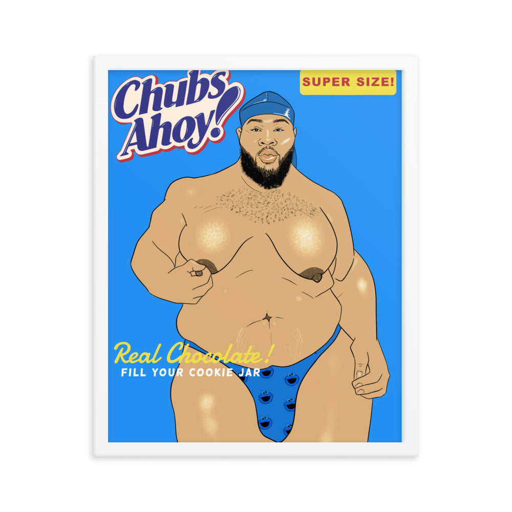 "Chubs Ahoy' Framed poster