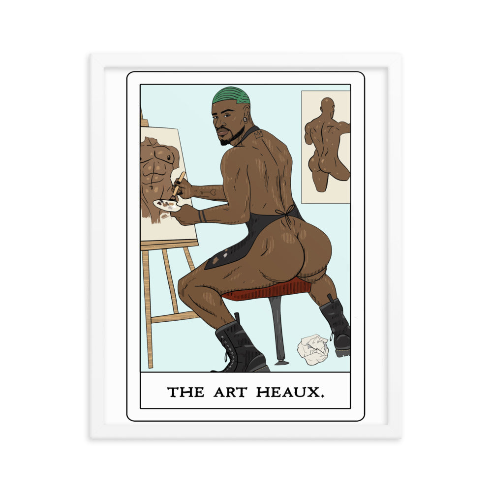 'The Art Heaux' Framed poster