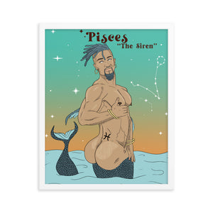 'Pisces' Framed poster