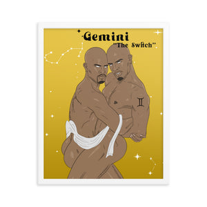 'Gemini'  Framed poster