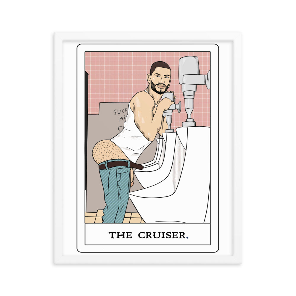 'The Cruiser' Tarot Framed poster