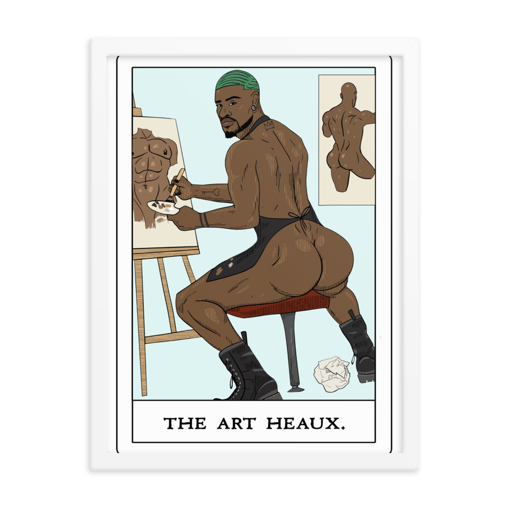 'The Art Heaux' Framed poster