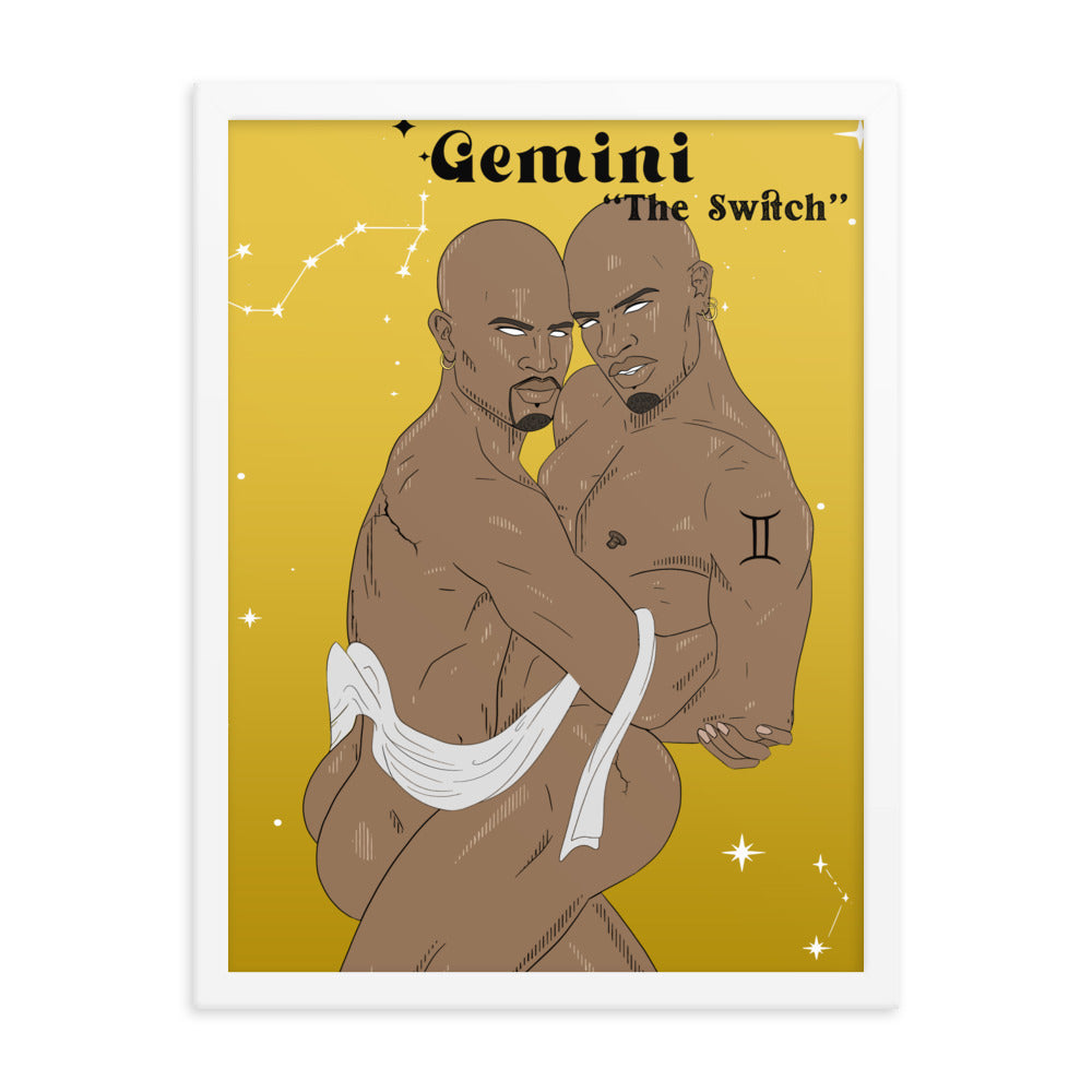 'Gemini'  Framed poster