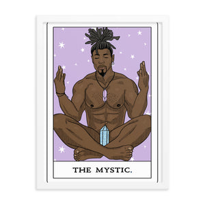 'The Mystic' Tarot Framed poster