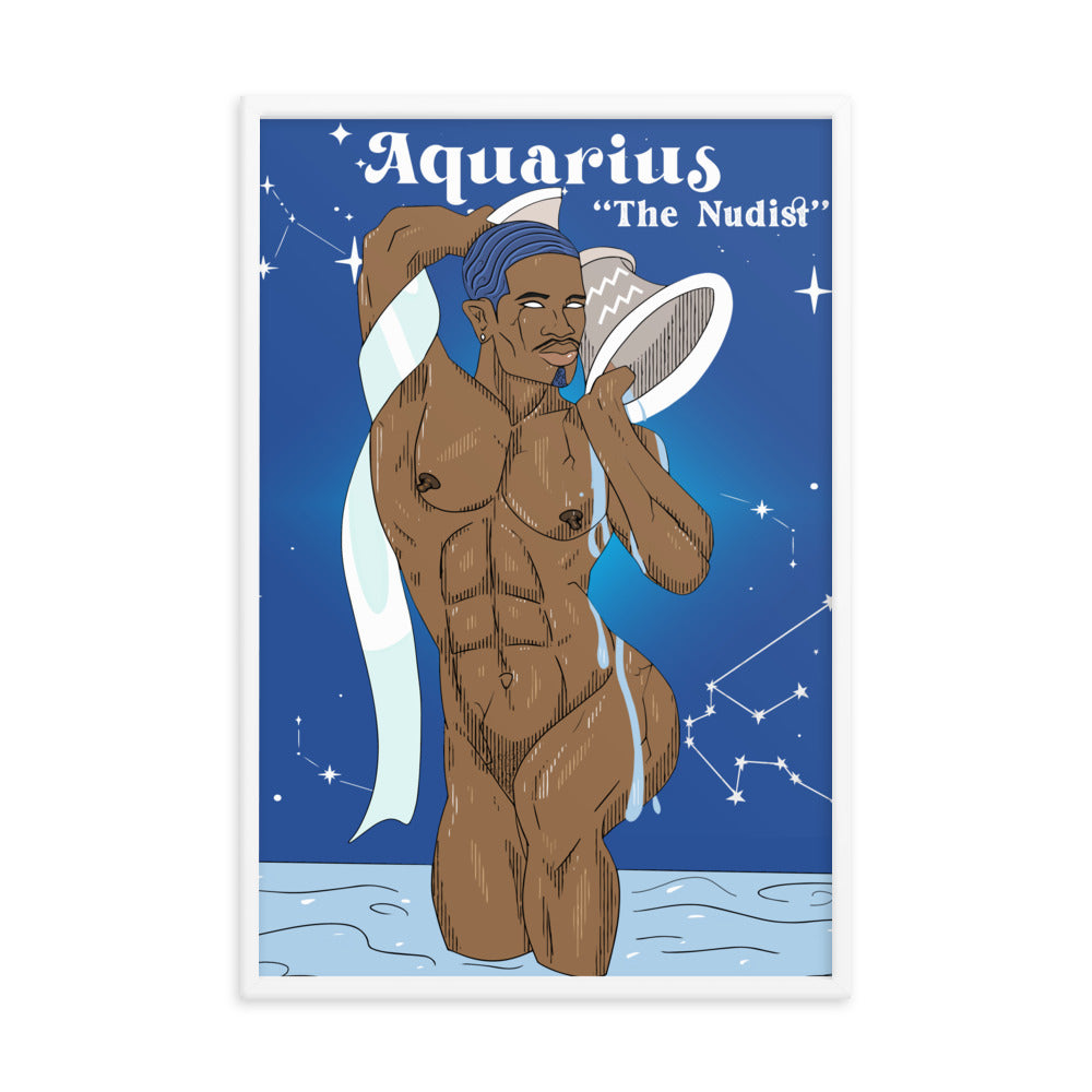 'Aquarius' Framed poster