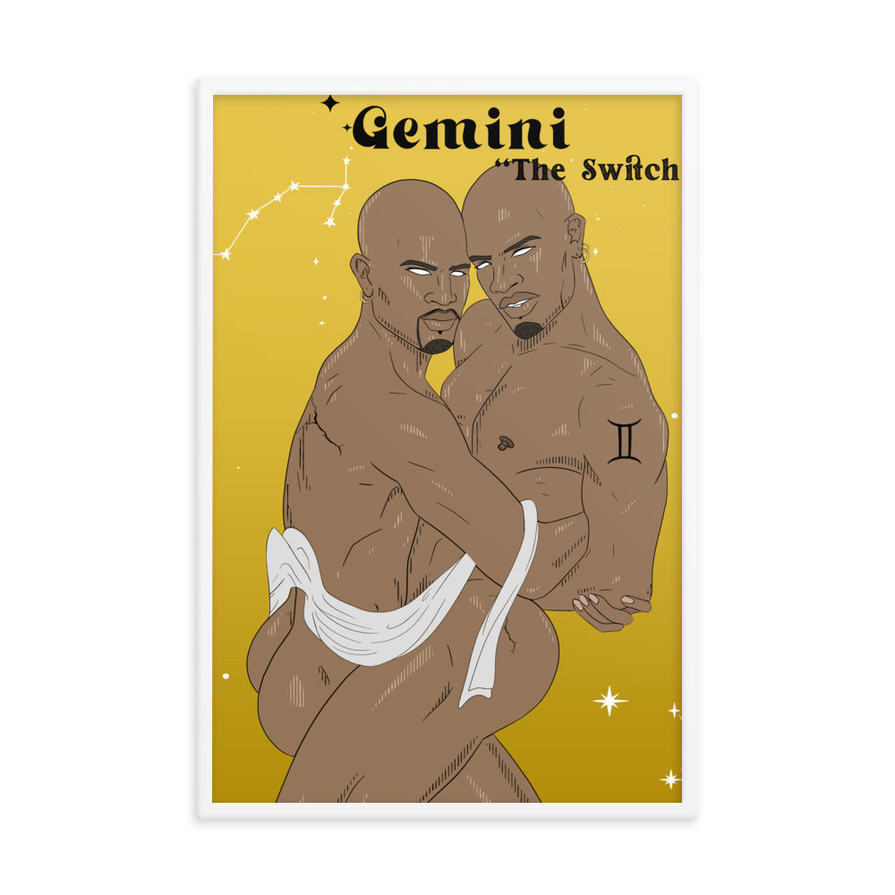 'Gemini'  Framed poster