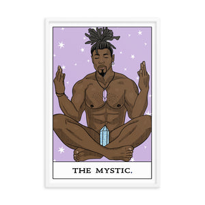 'The Mystic' Tarot Framed poster