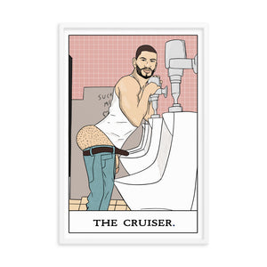 'The Cruiser' Tarot Framed poster