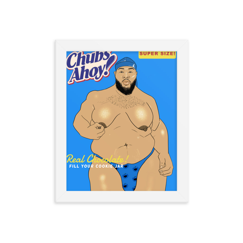 "Chubs Ahoy' Framed poster