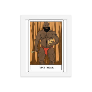 'The Bear' Tarot Framed poster