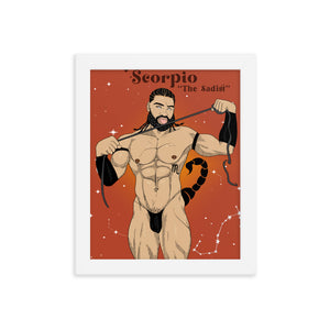 'Scorpio' Framed poster