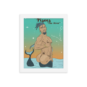 'Pisces' Framed poster