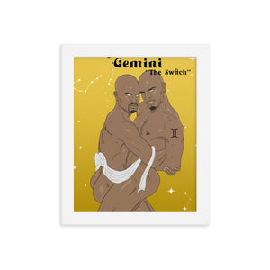 'Gemini'  Framed poster