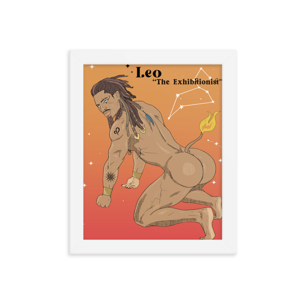 Leo Framed poster