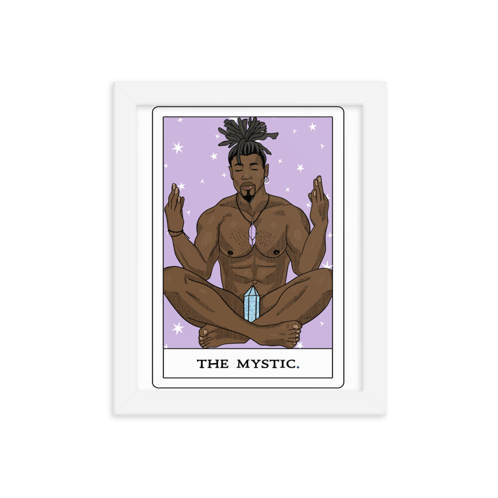 'The Mystic' Tarot Framed poster