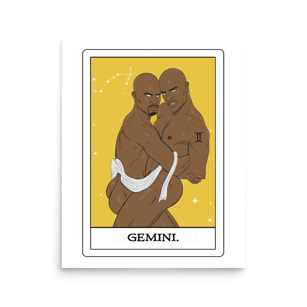 'Gemini' Tarot Poster