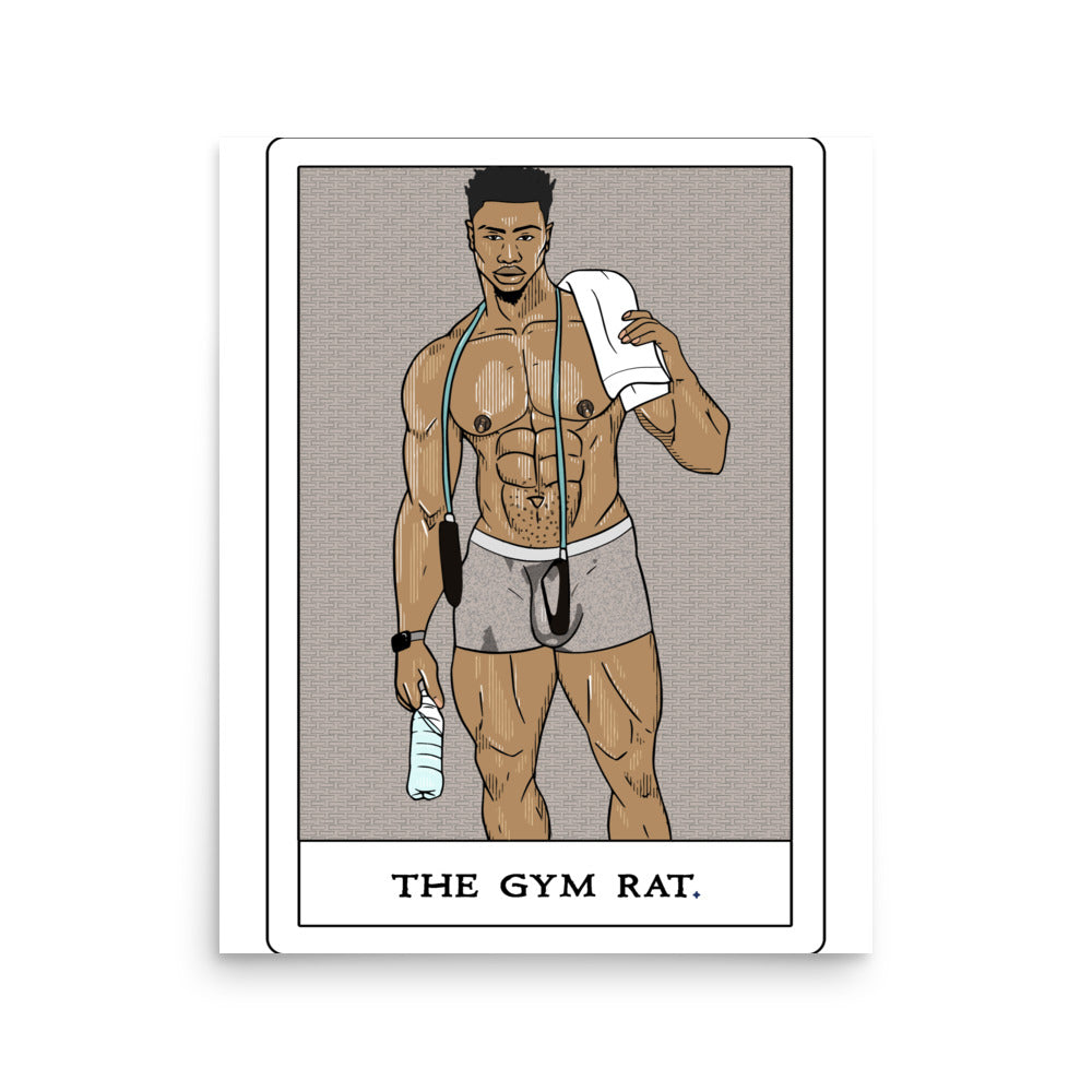 Gym Rat' Poster – blackboyphantasy