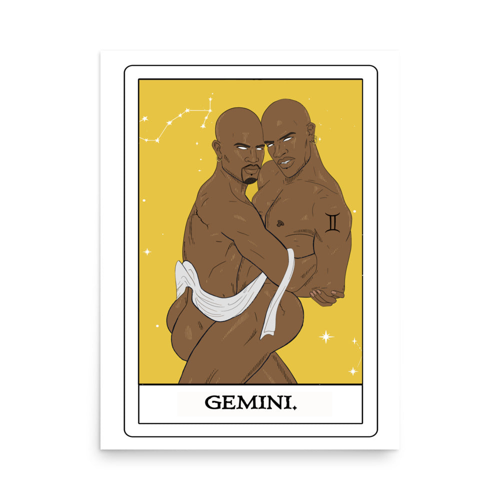 'Gemini' Tarot Poster