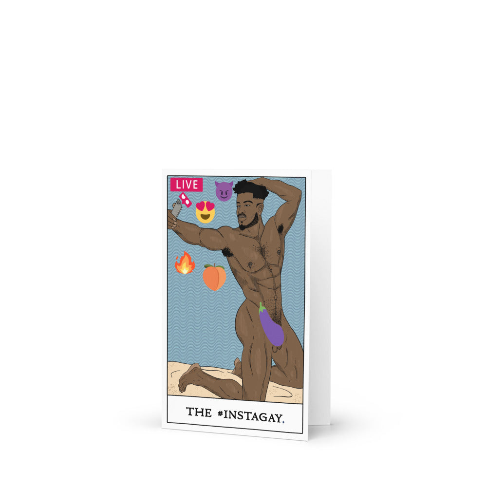 'The #Instagay' Greeting card