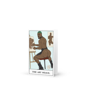 'The Art Heaux' Greeting card