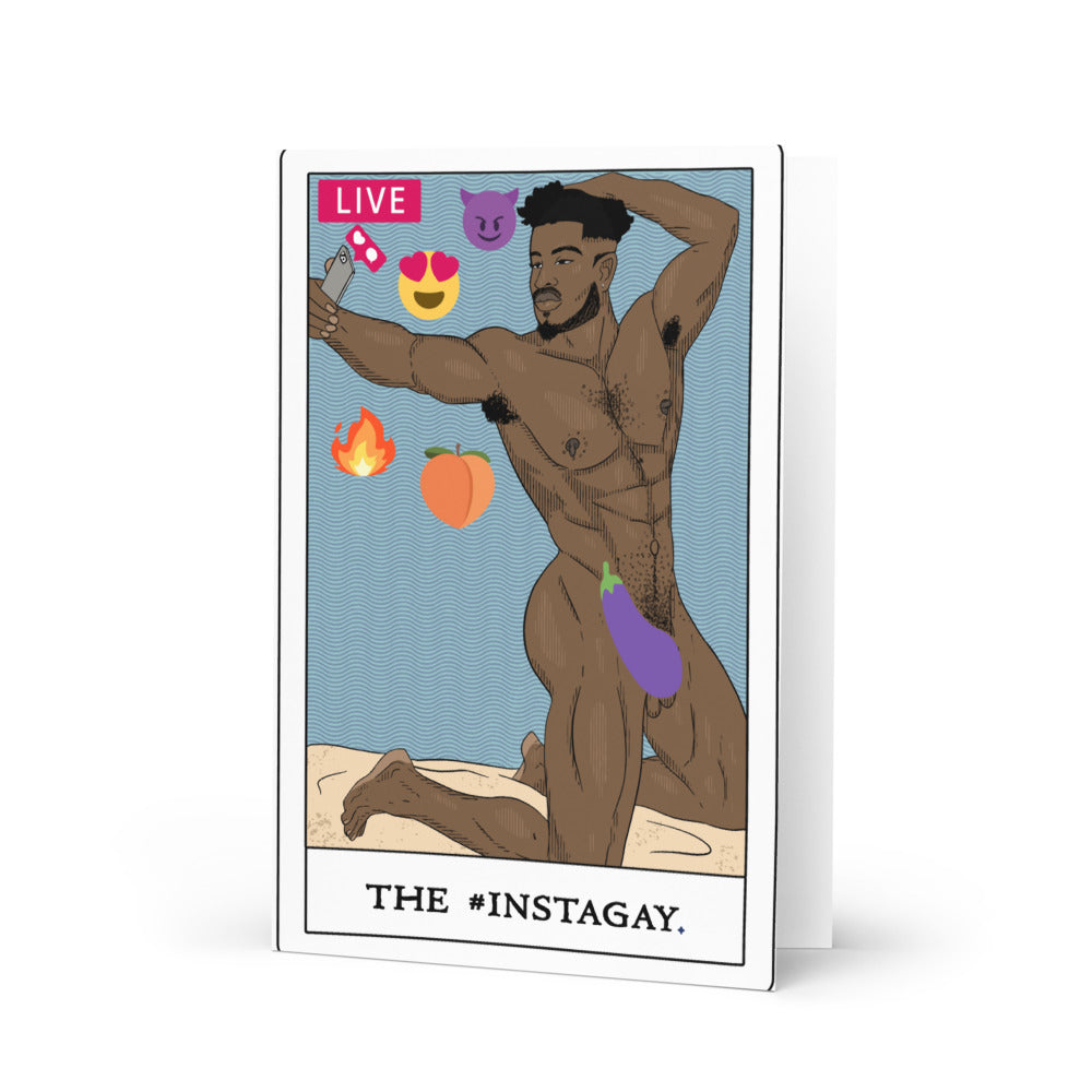 'The #Instagay' Greeting card