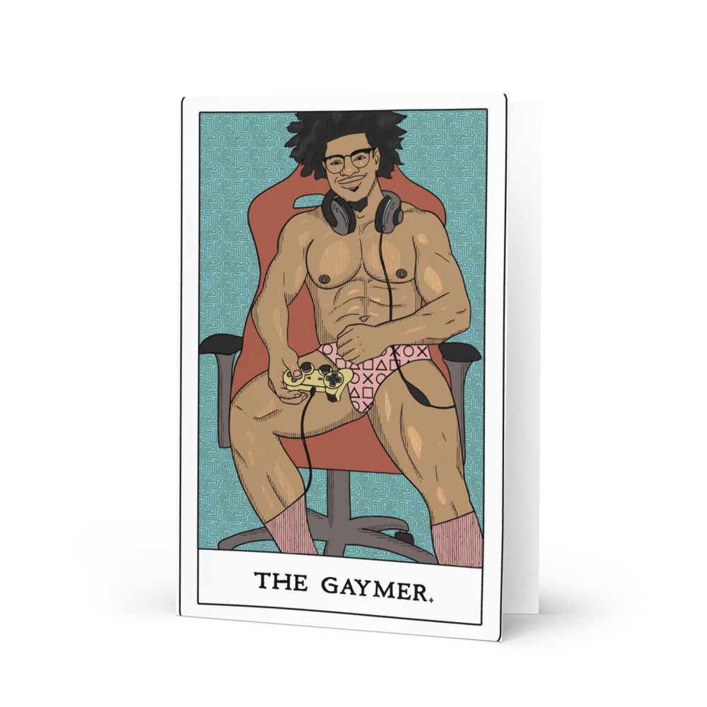 'The Gaymer' Greeting card