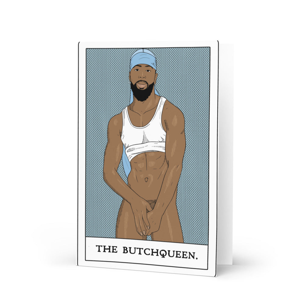 'The Butchqueen' Greeting card