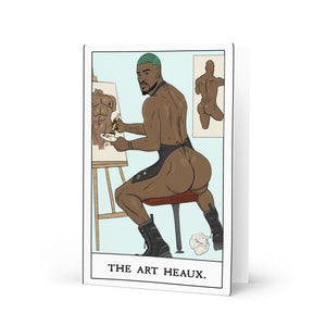 'The Art Heaux' Greeting card