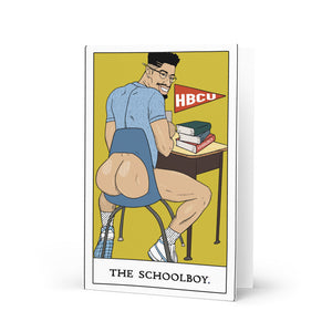 'The SchoolBoy' Greeting card