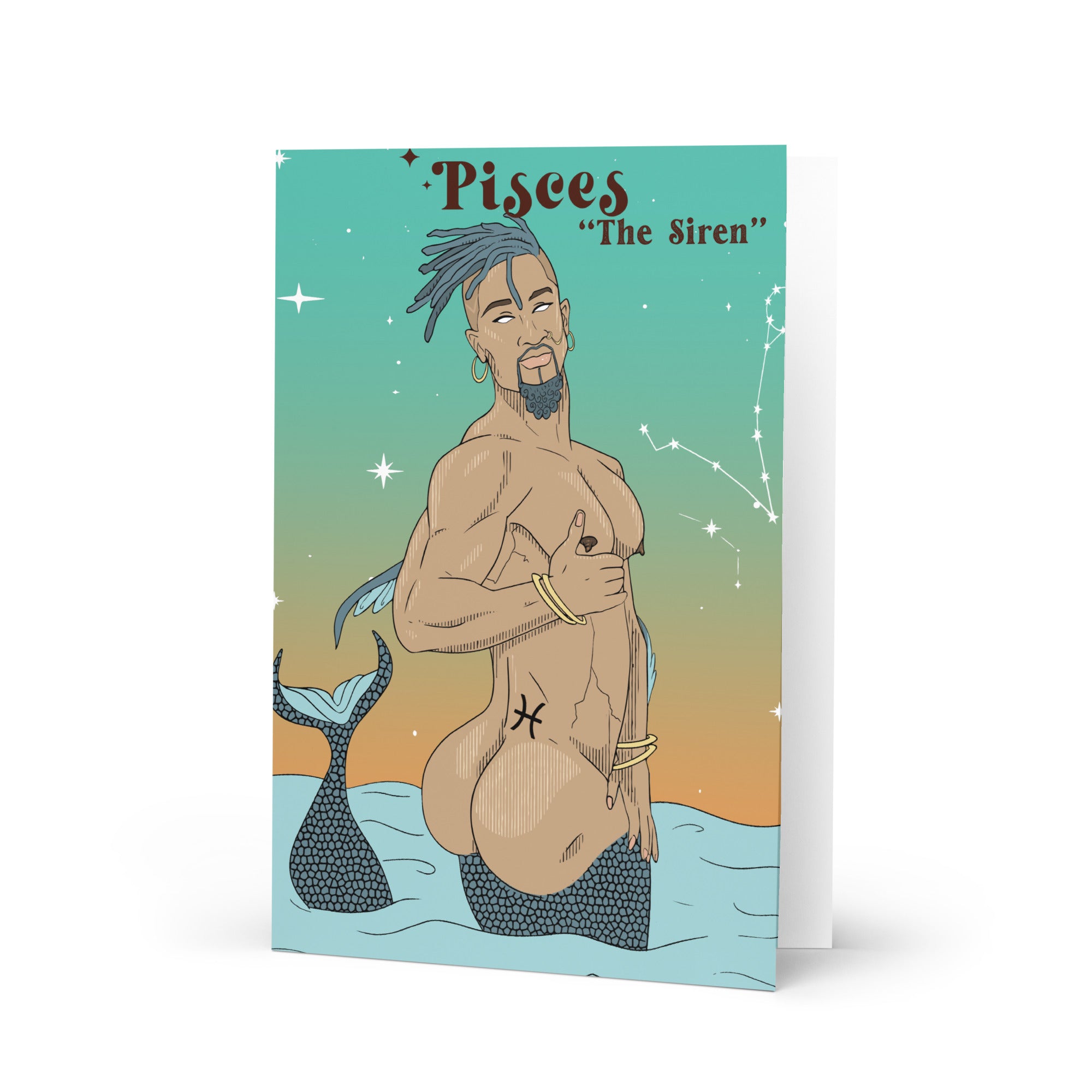 'Pisces' Greeting card