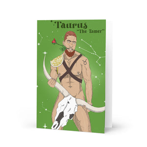 'Taurus' Greeting card