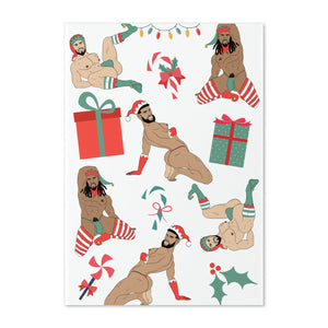 'Sexy' X-mas Elves Greeting card