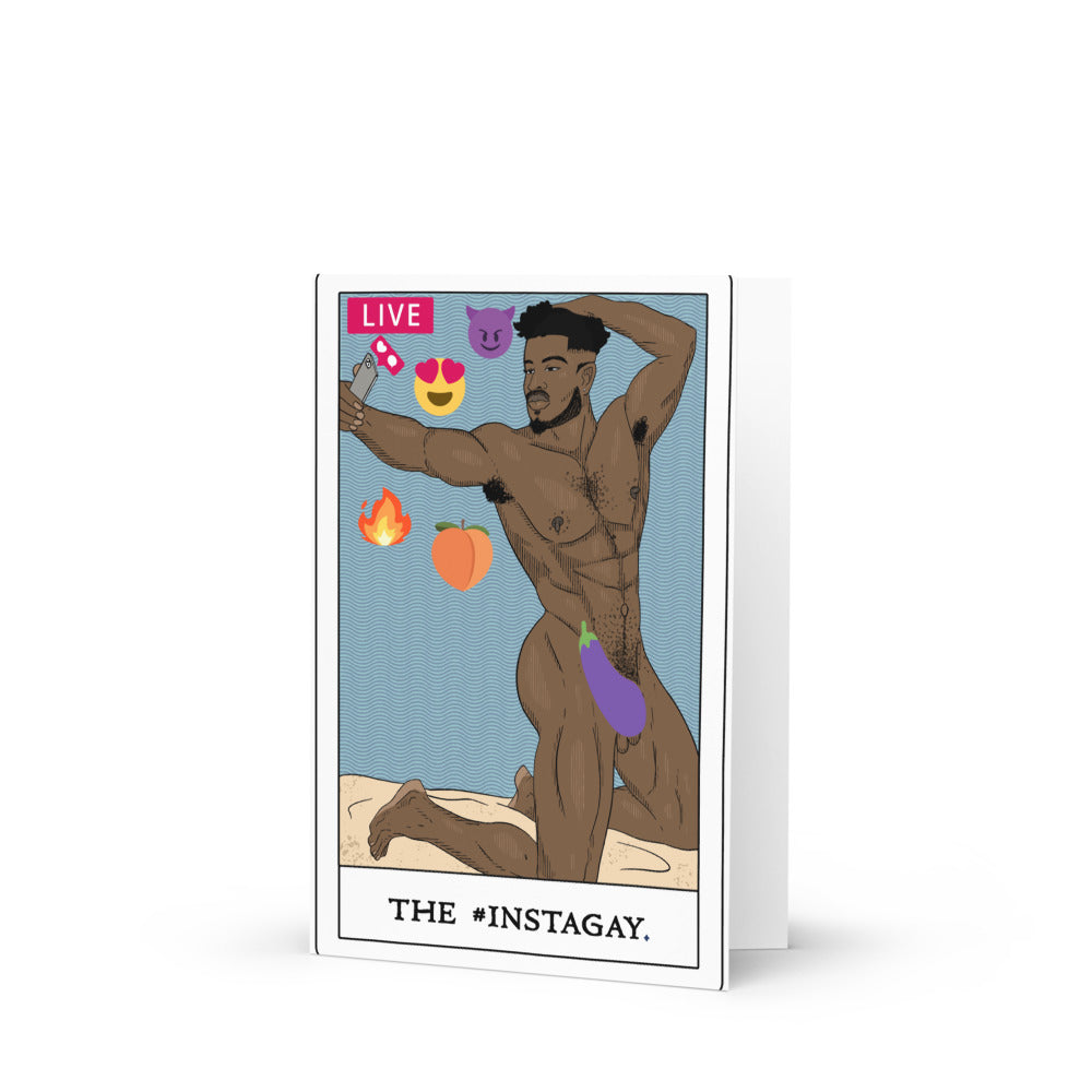 'The #Instagay' Greeting card