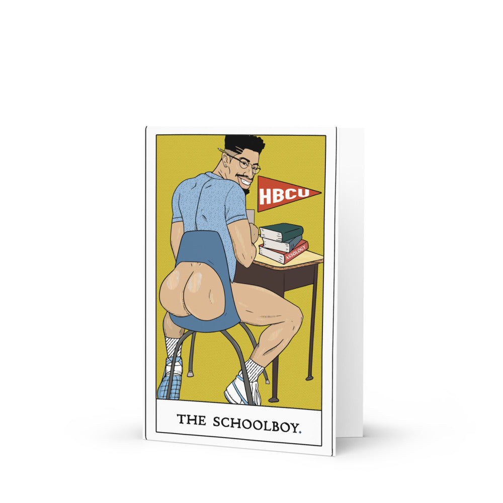 'The SchoolBoy' Greeting card