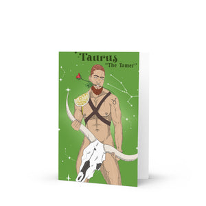 'Taurus' Greeting card