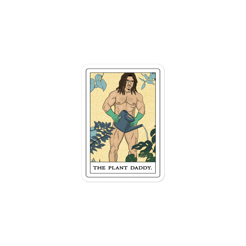 'The Plant Daddy' Tarot sticker