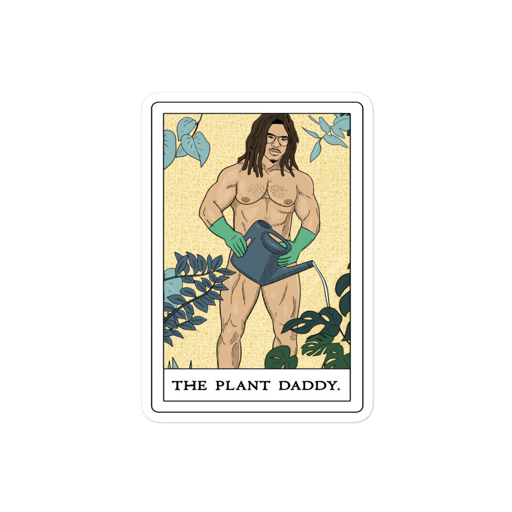 'The Plant Daddy' Tarot sticker