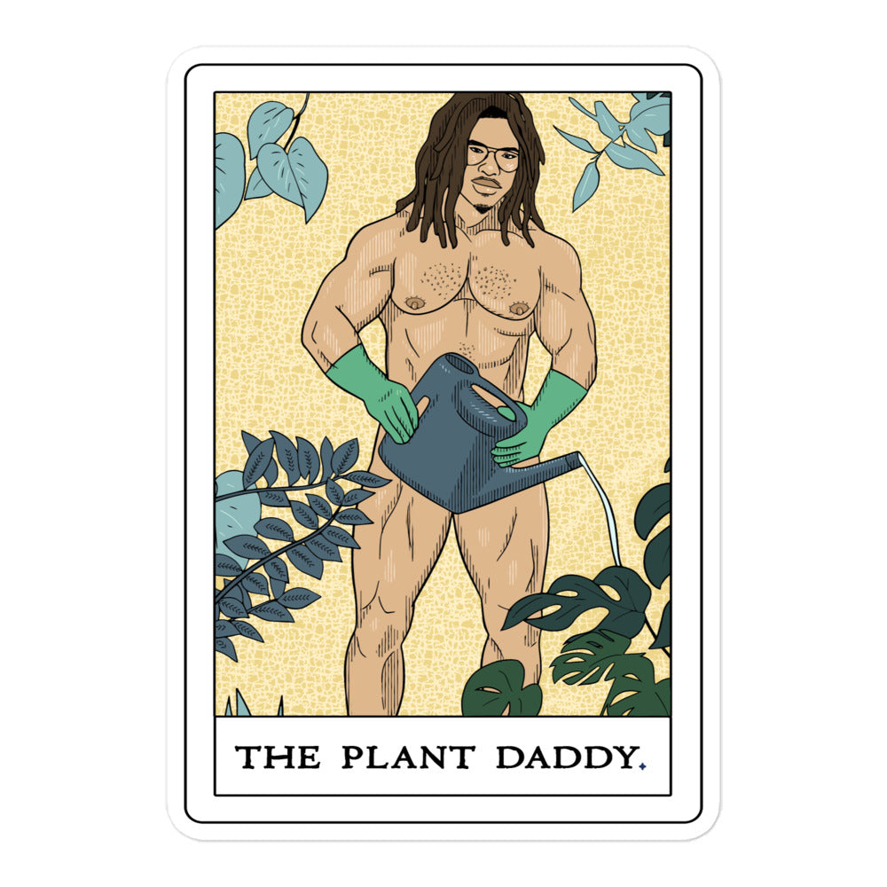 'The Plant Daddy' Tarot sticker