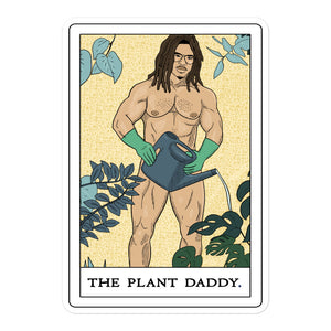 'The Plant Daddy' Tarot sticker