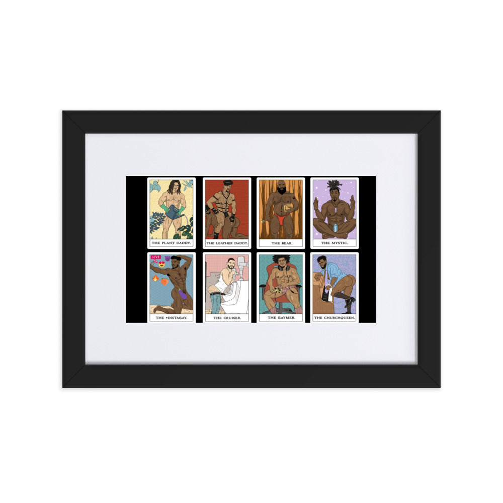 Tarot Matte Paper Framed Poster (With Mat)