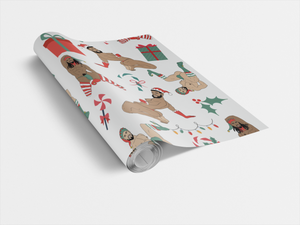 Sexy Elves Gift Wrapping Paper Rolls, 1pc