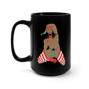 Sexy Elf #2 Black Glossy Mug